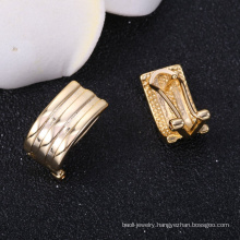 high polished 14k gold plated earrings for Mothers days jewelry